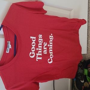 Suburban Riot red tee shirt size small